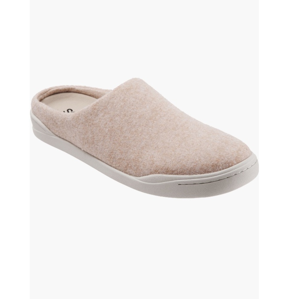 Softwalk Comfort Within Auburn Mule Beige Felt Women’s Size 11 Sneaker Sole